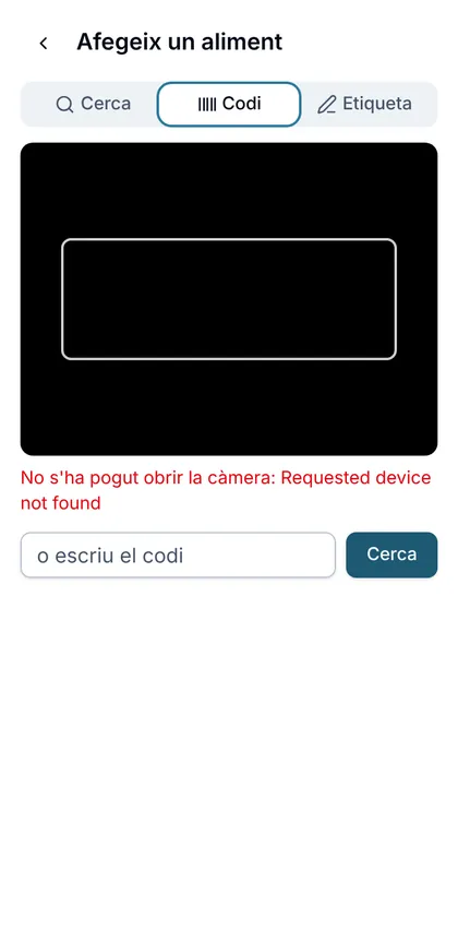 Pestanya de codi de barres